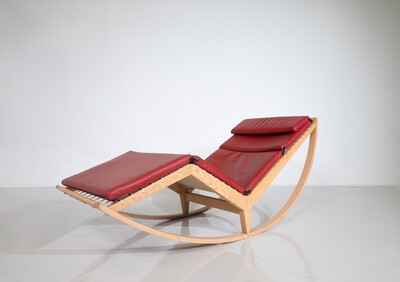 Yeti Pop Art Rocking Chair By Mario Scheichenbauer, Circa 1968