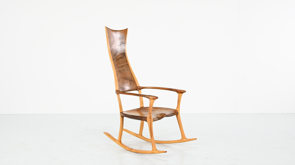 Rocking chair by Donald Gordon, early 2000's