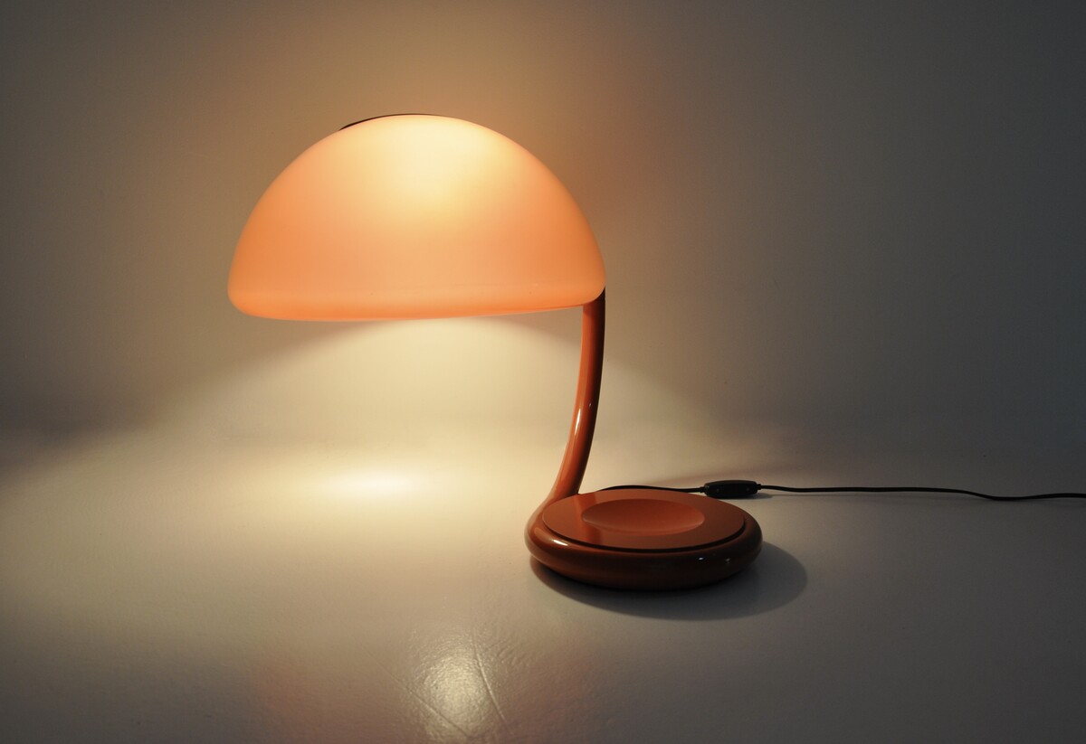 Serpente Table Lamp by Elio Martinelli for Martinelli Luce, 1960s