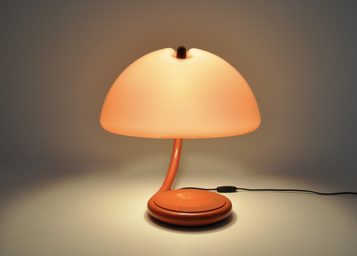 Serpente Table Lamp by Elio Martinelli for Martinelli Luce, 1960s