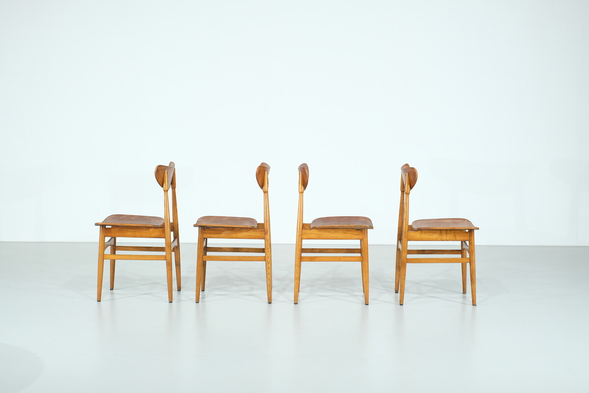 Set of 4 Scandinavian chairs - 1960s