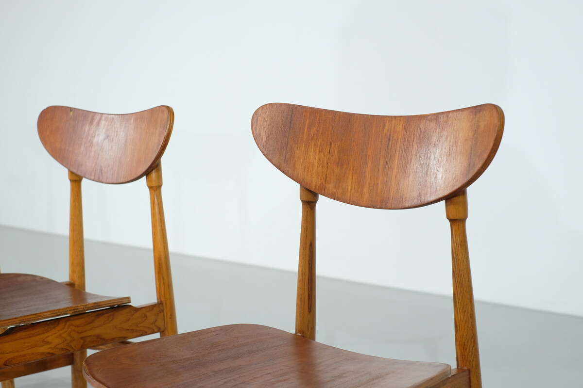 Set of 4 Scandinavian chairs - 1960s