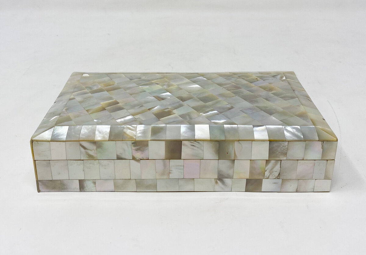 small mother-of-pearl box