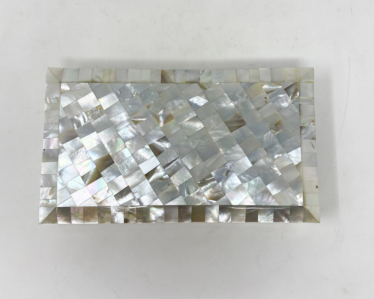 small mother-of-pearl box