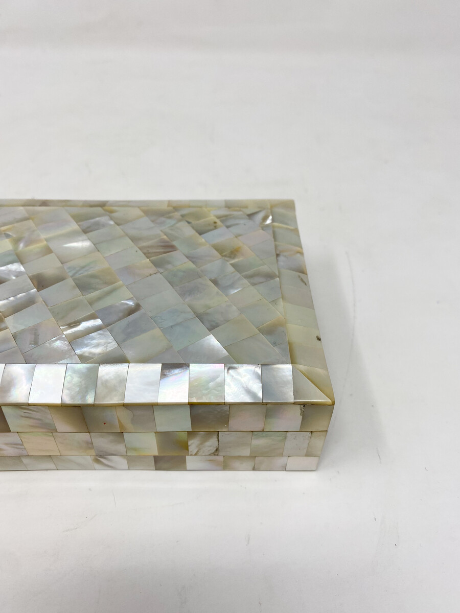 small mother-of-pearl box