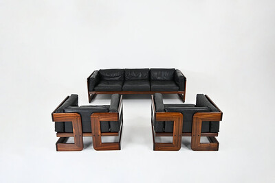 Sofa set by Giuseppe Raimondi for Stendig, 1970s