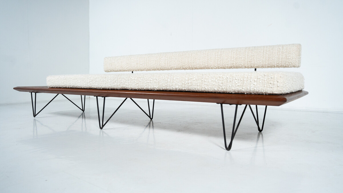 Sofa with integrated tabletop by Carlo Hauner & Martin Eisler for forma, 1950s