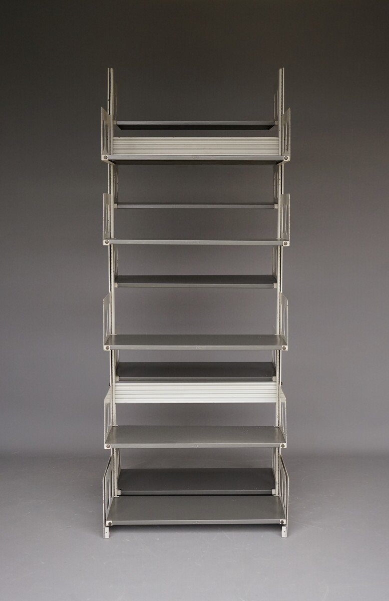 Triennal Industrial Shelving Unit from Lips Vago. 1950s