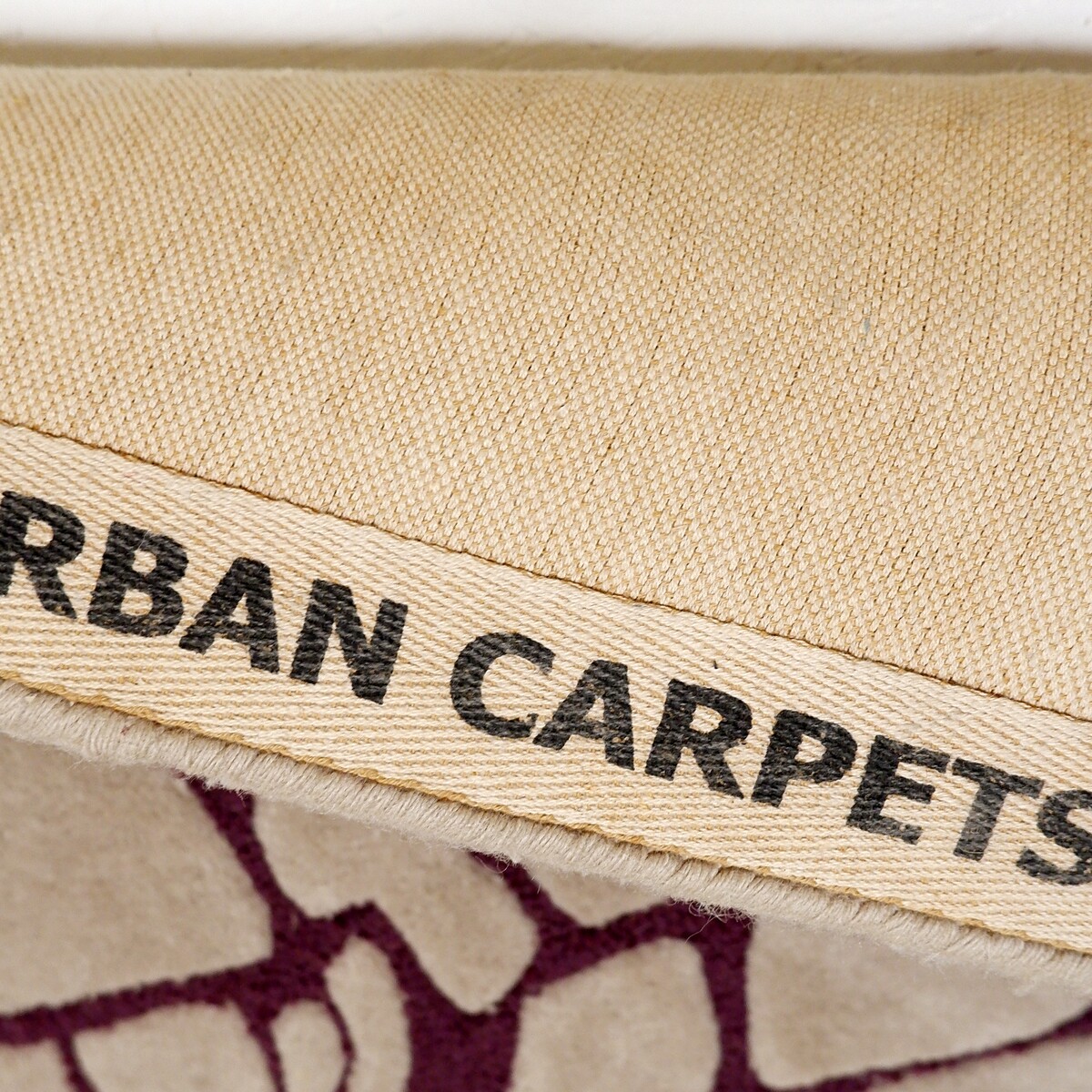 Urban Carpets large vintage two-tone rug - beige and aubergine 300x200cm