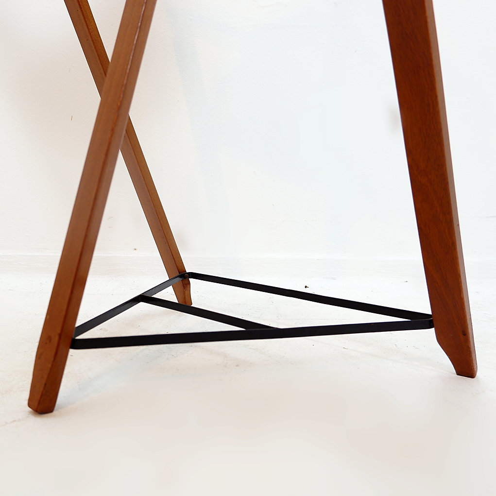 Vintage Valet stand by Lucien De Roeck for Bois Manu, Belgium, 1950s