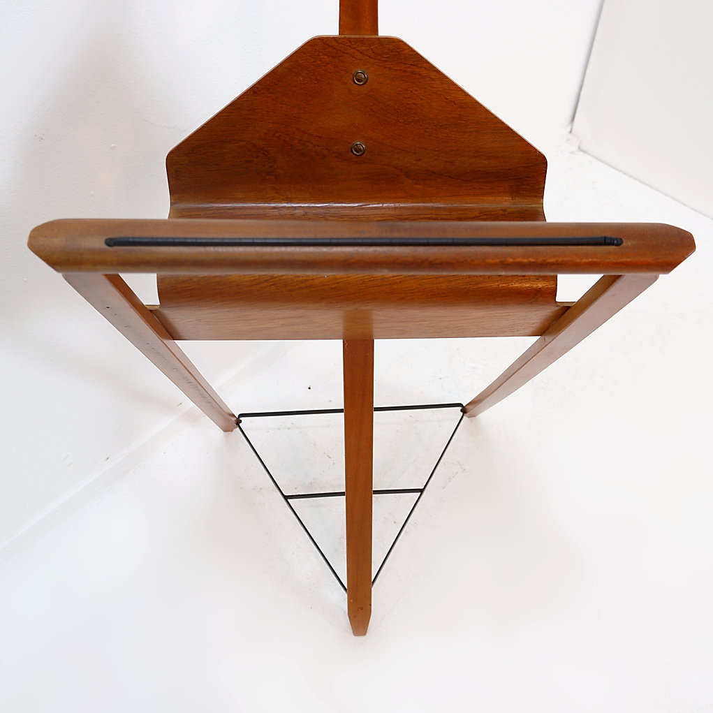 Vintage Valet stand by Lucien De Roeck for Bois Manu, Belgium, 1950s