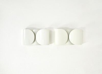 White Foglio Wall lamps by Tobia & Afra Scarpa for Flos, 1960s, set of 2